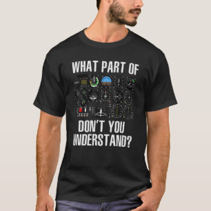 Pilot For Men Women Aeroplane Airline Pilot T-Shirt