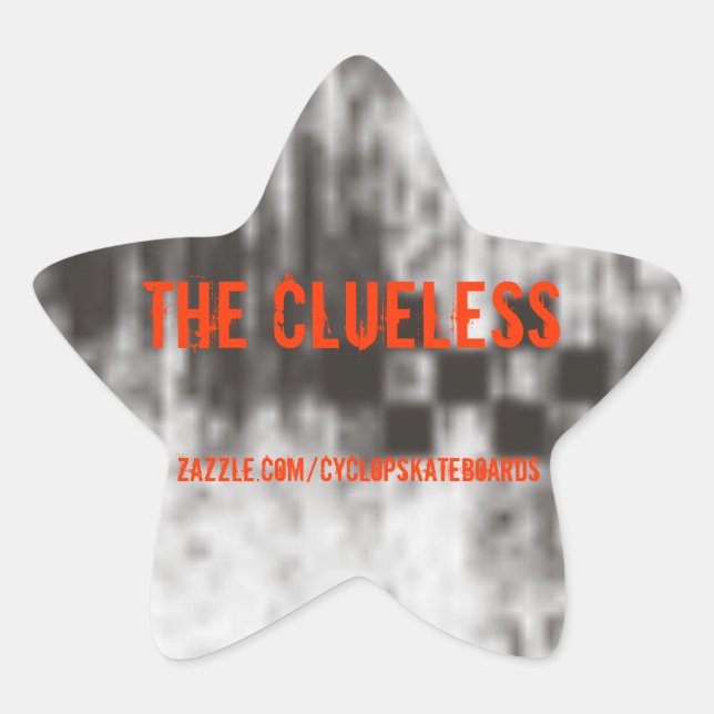 pilot for the clueless star sticker (Front)