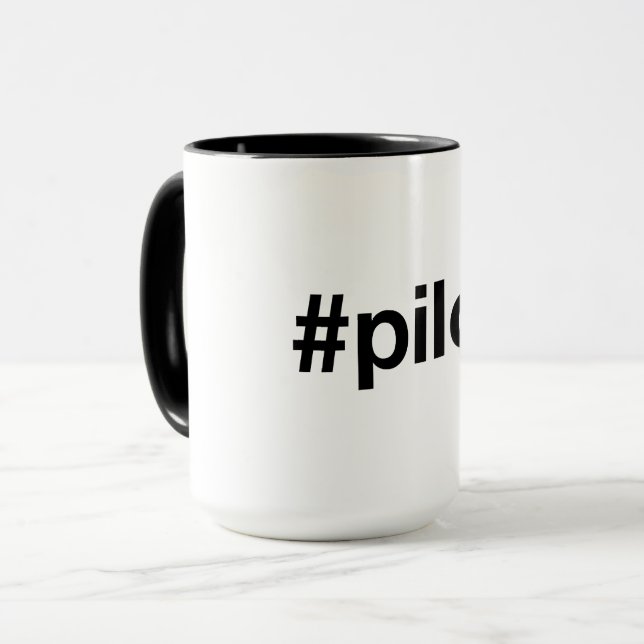 PILOT Hashtag Mug (Front Left)