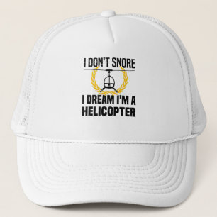Pilot Helicopter Helicopter Saying Hobby Pilot Trucker Hat