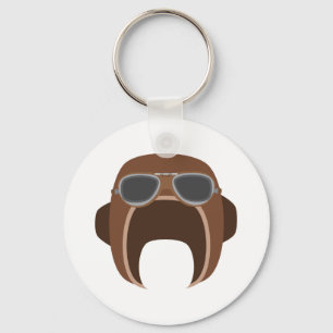Pilot Helmet Key Ring
