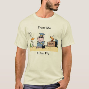 Pilot Humour Aviation Cartoon T-Shirt