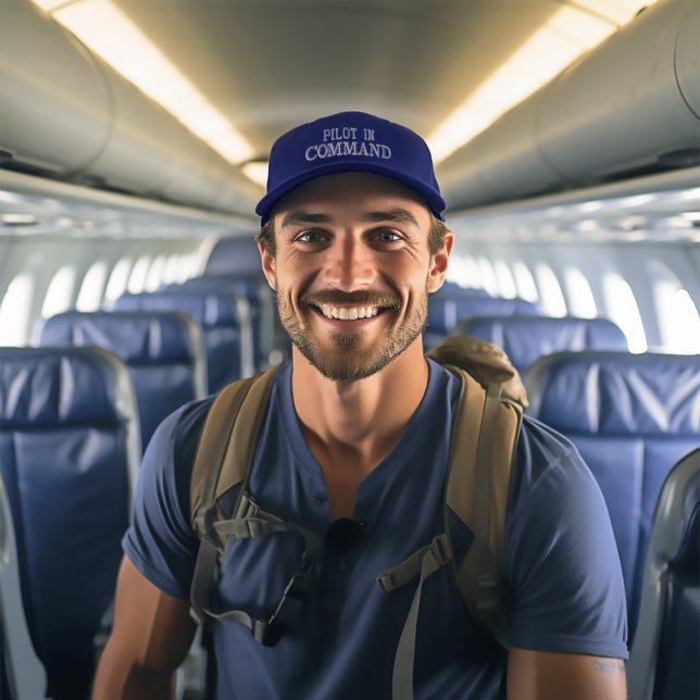 Pilot in Command embroidered cap hat (Creator Uploaded)