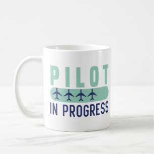 Pilot In Progress Funny Pilot Student Graduation Coffee Mug