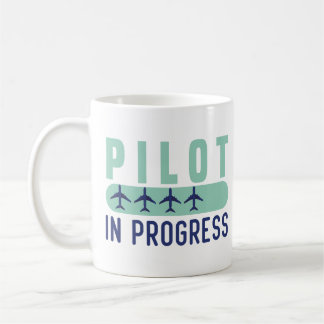 Pilot In Progress Funny Pilot Student Graduation Coffee Mug