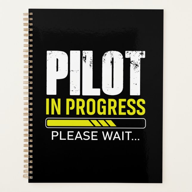 Pilot in Progress… Please Wait | Pilot Gift Idea Planner (Front)