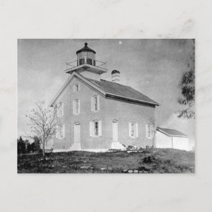 Pilot Island Lighthouse Postcard