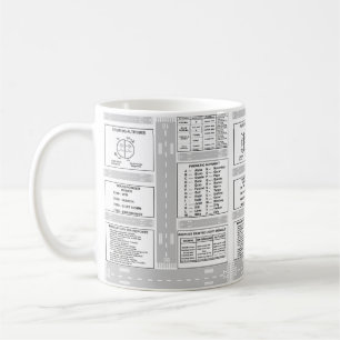 Pilot Kneeboard Coffee Mug