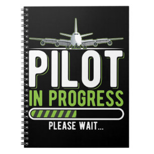 Pilot Loading Aeroplane Funny Pilots Notebook