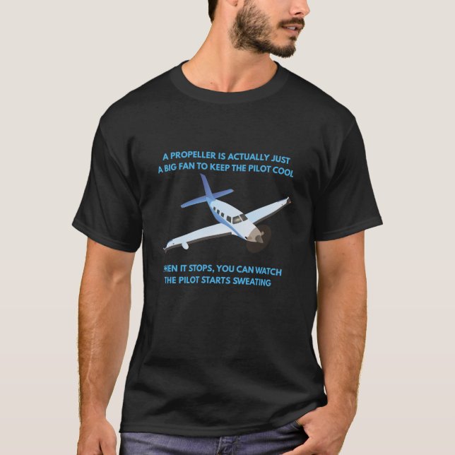 Pilot Meme T-Shirt (Front)