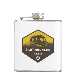 Pilot Mountain State Park North Carolina Hip Flask