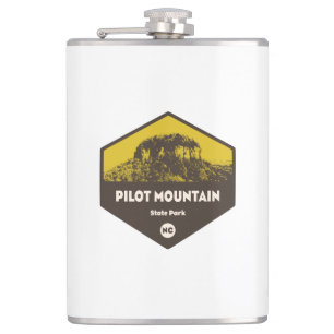Pilot Mountain State Park North Carolina Hip Flask