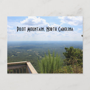 Pilot Mountain Vacation Keepsake North Carolina Postcard