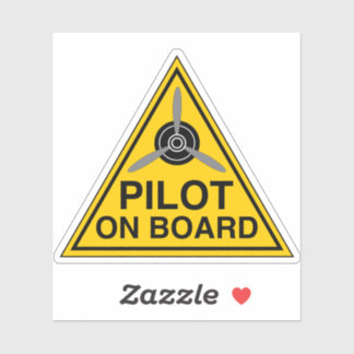 Pilot on Board sign