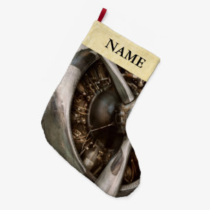 Pilot - Prop - Propulsion Large Christmas Stocking