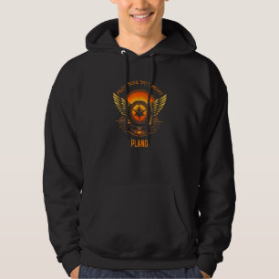 Pilot s Soul Sky s Heart Plano Skyline Design Hoodie