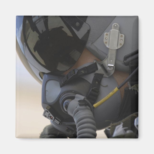 Pilot sits in his A-10 Thunderbolt II Magnet (Front)