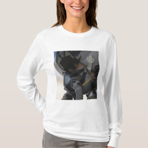 Pilot sits in his A-10 Thunderbolt II T-Shirt