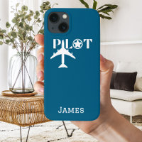 Pilot Typography & Aeroplane Minimalist Personalis