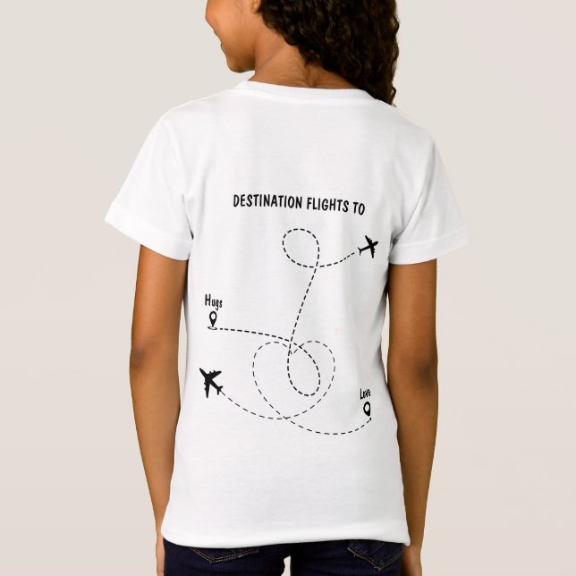 Pilot white aviation T-Shirt (Back)