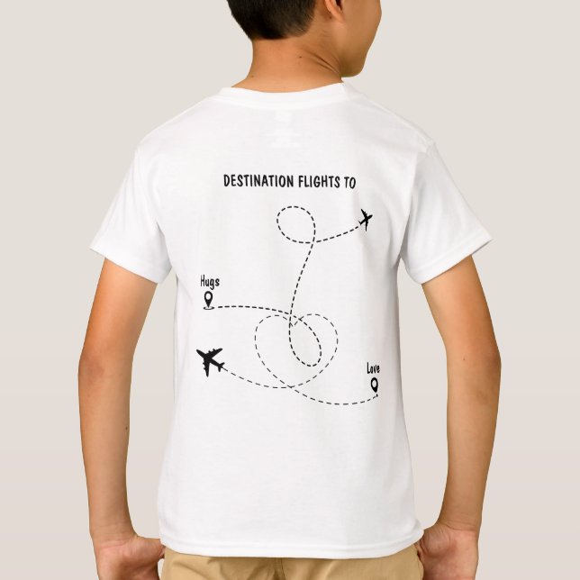 Pilot white aviation T-Shirt (Back)