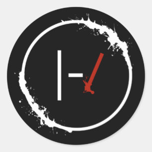 pilots-21 classic round sticker