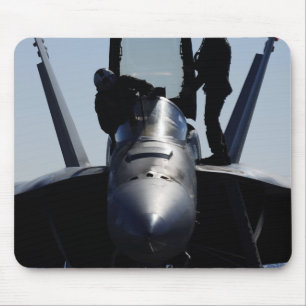 Pilots conducts a pre-flight inspection mouse mat