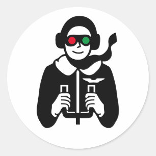 "Pilot's Delight" Round Sticker Set