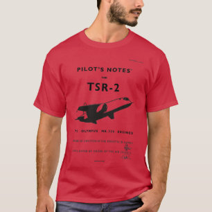 Pilots Notes for TSR2 T-Shirt