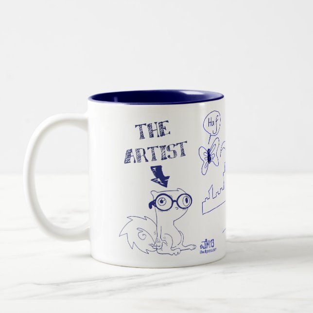 Pilz-E Artwork Mug (Left)