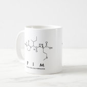 Pim peptide name mug (Front Left)