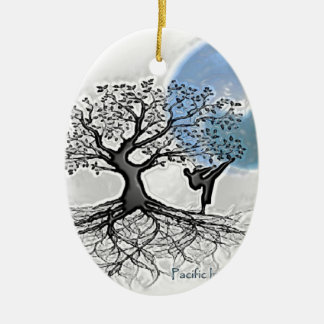 Pima Karate Ceramic Tree Decoration
