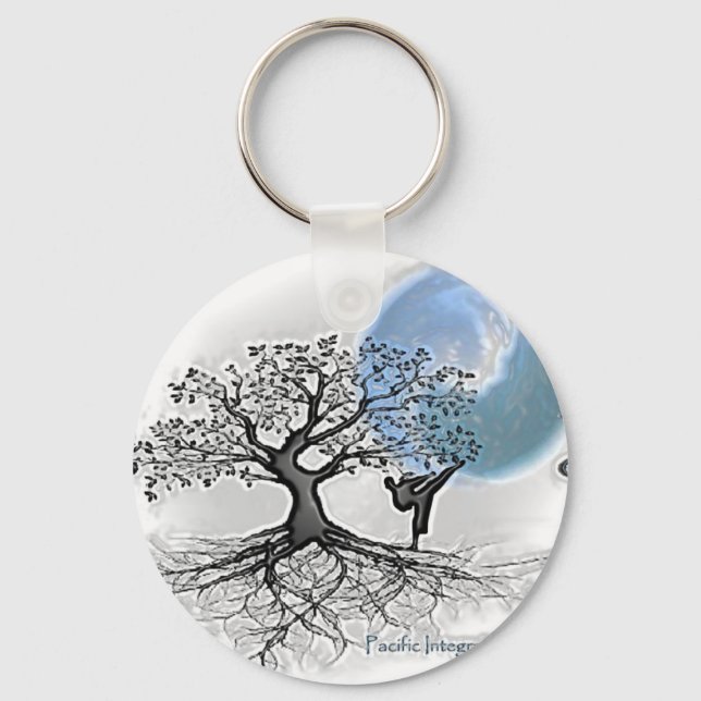 Pima Karate Key Ring (Front)