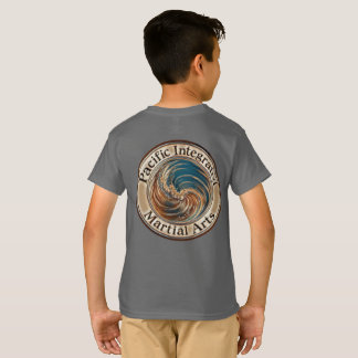 PIMA kids t-shirt earth colour logo