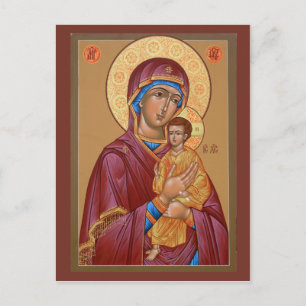 Pimen Mother of God Prayer Card