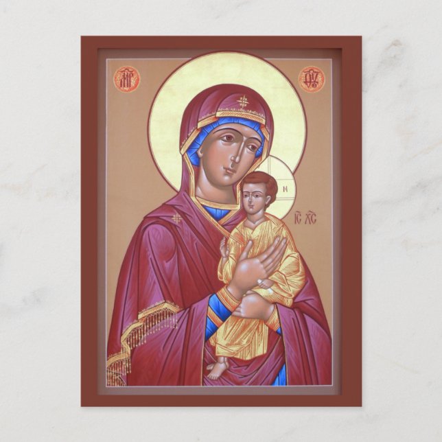 Pimen Mother of God Prayer Card (Front)