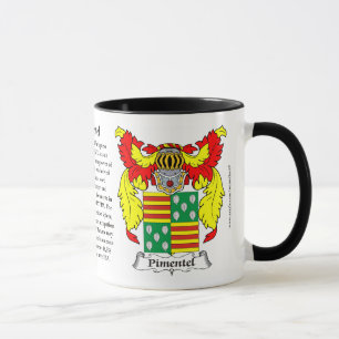 Pimentel Family Coat of Arms Mug