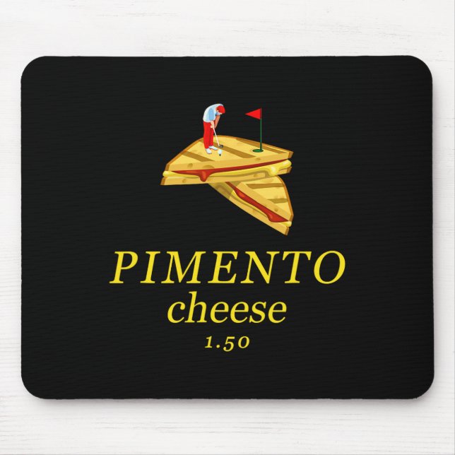 Pimento Cheese Funny Golf Dad  Mouse Mat (Front)