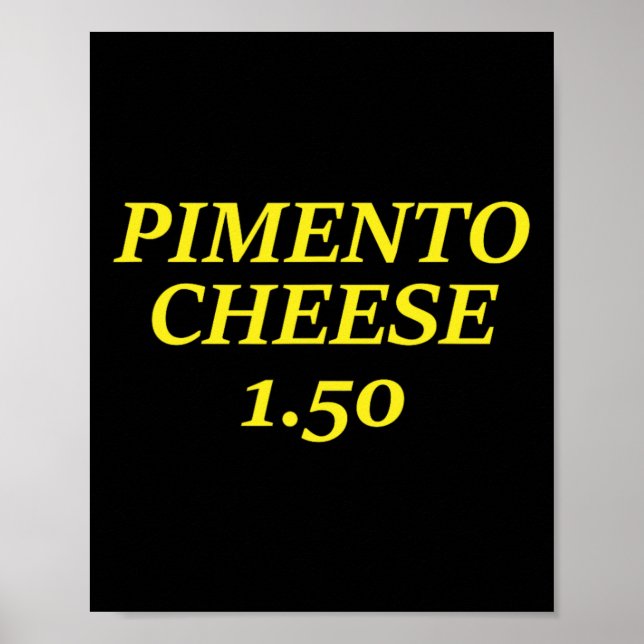 Pimento Cheese Golf Dad  Poster (Front)