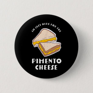 Pimento Cheese Sandwich - Funny Master Golfers 6 Cm Round Badge