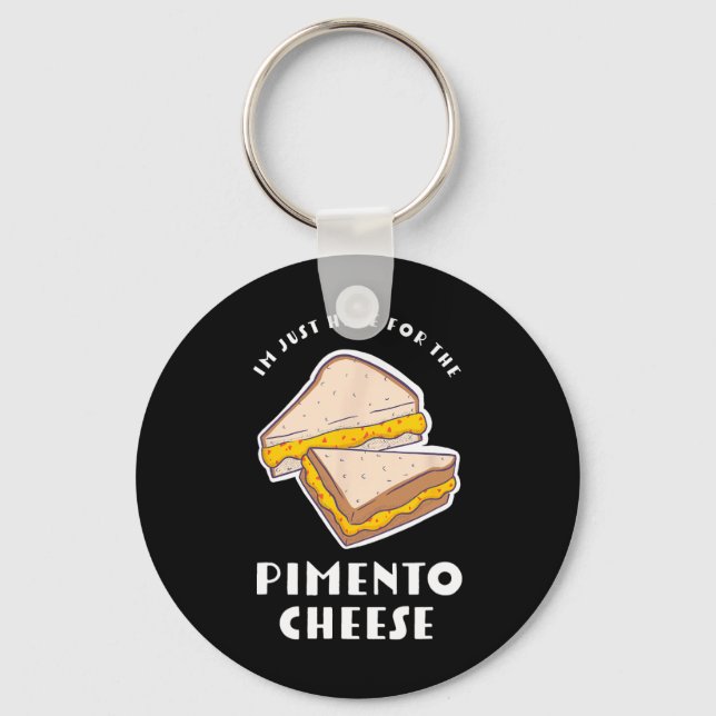 Pimento Cheese Sandwich - Funny Master Golfers  Key Ring (Front)