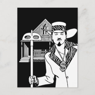 Pimp and Hoe Postcard
