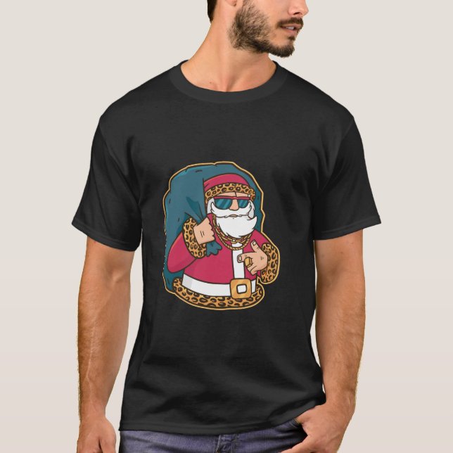 Pimp Santa Claus Funny Christmas Xmas  T-Shirt (Front)