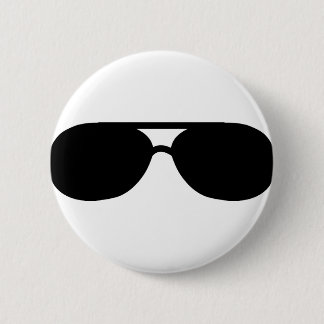 pimp sunglasses shades 6 cm round badge