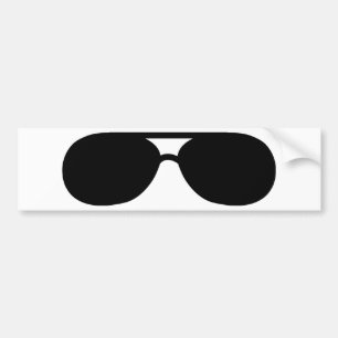 pimp sunglasses shades bumper sticker