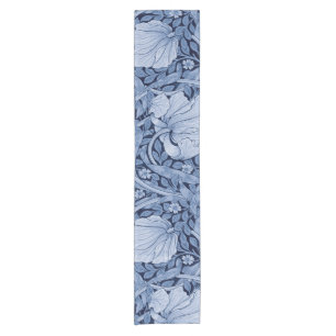 Pimpernel Blue Monotone, William Morris Short Table Runner