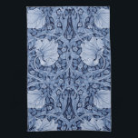 Pimpernel Blue Monotone, William Morris Tea Towel<br><div class="desc">William Morris (24 March 1834 – 3 October 1896) was a British textile designer, poet, novelist, translator, and socialist activist associated with the British Arts and Crafts Movement. He was a major contributor to the revival of traditional British textile arts and methods of production. His literary contributions helped to establish...</div>