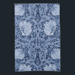 Pimpernel Blue Monotone, William Morris Tea Towel<br><div class="desc">William Morris (24 March 1834 – 3 October 1896) was a British textile designer, poet, novelist, translator, and socialist activist associated with the British Arts and Crafts Movement. He was a major contributor to the revival of traditional British textile arts and methods of production. His literary contributions helped to establish...</div>