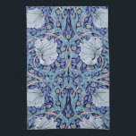 Pimpernel Blue, William Morris Tea Towel<br><div class="desc">William Morris (24 March 1834 – 3 October 1896) was a British textile designer, poet, novelist, translator, and socialist activist associated with the British Arts and Crafts Movement. He was a major contributor to the revival of traditional British textile arts and methods of production. His literary contributions helped to establish...</div>