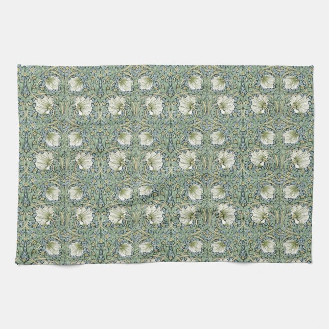 Pimpernel by William Morris Tea Towel (Horizontal)